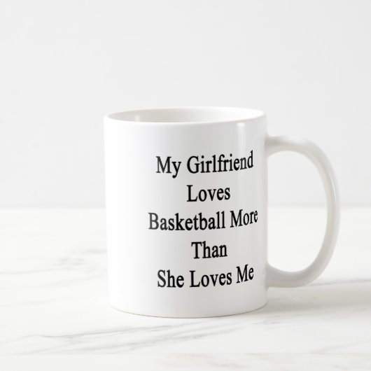 Mug Ma Fille Aime Le Basket Plus Qu'Elle N'Aime (Droite)