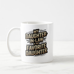 Mug Ma Fille En Droit Est Mon Enfant Préféré Rétro