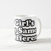 Mug Ma fille est la même mais différente (Devant droit)