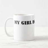 Mug Ma fille est noyau dur (Gauche)