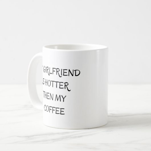 Mug Ma Fille Est Plus Chaud Que Mon Café (Devant gauche)