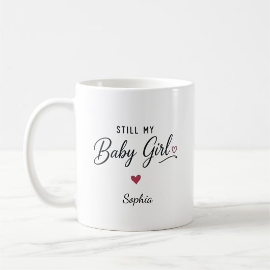 Mug Ma Fille Personnalisée (Gauche)
