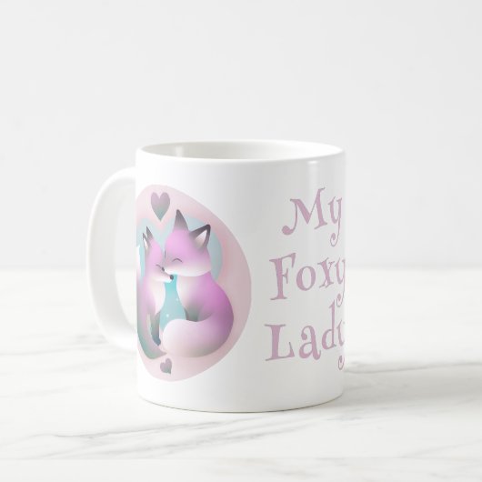 Mug Ma Foxy Lady Cute Valentine (Devant gauche)