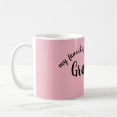 Mug ma grand-maman préférée de personnes (Gauche)
