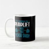 Mug Ma Grand-Mère Peut Deadlever Plus Que L'Entraîneme (Gauche)