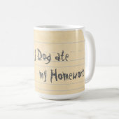 Mug Ma hache afghane a mangé mes devoirs (Devant droit)