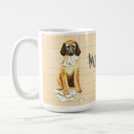Mug Ma hache afghane a mangé mes devoirs (Gauche)