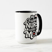 Mug Ma infirmière préférée m'appelle maman (Devant droit)