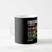 Mug Ma Journée Parfaite Pour Les Jeux De Joueurs Vidéo (Devant gauche)
