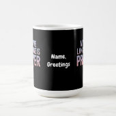 Mug Ma Langue D'Amour Est La Prière Jésus Conception C (Centre)