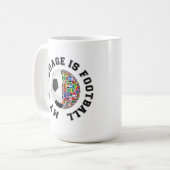 Mug Ma Langue Est Le Football (Devant gauche)
