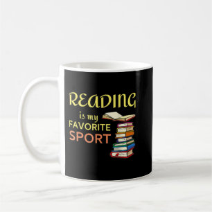Mug Ma lecture de t-shirt est mon sport favori pour Bo