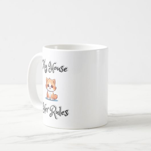 Mug Ma maison Ses règles (Devant gauche)