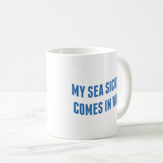 Mug Ma maladie de la mer (Devant droit)