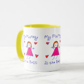 Mug Ma maman est le meilleur (Devant gauche)