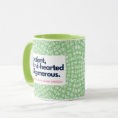 Mug Ma maman est malade sans prix, gentille et généreu (Devant gauche)