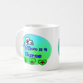 Mug "MA MAMAN est une infirmière" pour des enfants (Devant gauche)