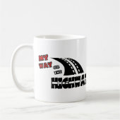 Mug Ma manière ou la route, 2, avec la route (Gauche)