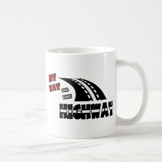 Mug Ma manière ou la route, 2, avec la route (Droite)