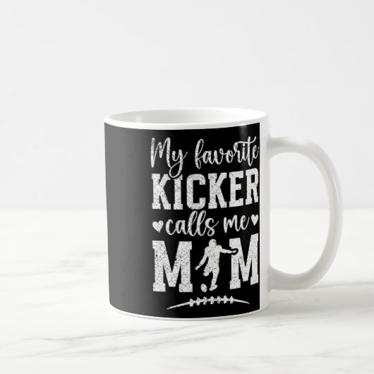 Mug Ma mère de football kicker préférée (Droite)