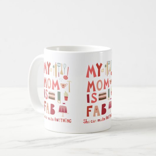 Mug Ma mère est fab (Devant gauche)