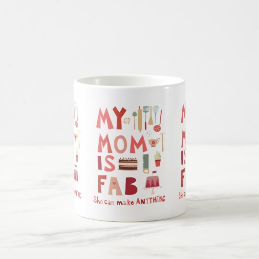 Mug Ma mère est fab (Centre)