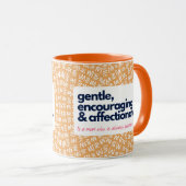 Mug Ma mère est inestimable-douce, encouragez et affec (Devant droit)