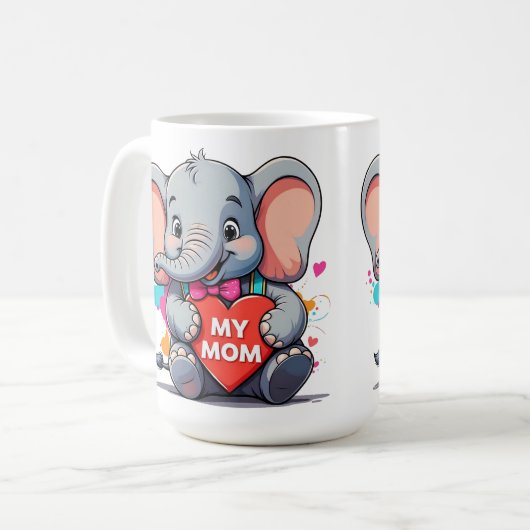 Mug ma mère- mère jour- éléphant (Devant gauche)
