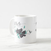 Mug Ma mère Mon ami Clematis gris Turquoise (Devant gauche)