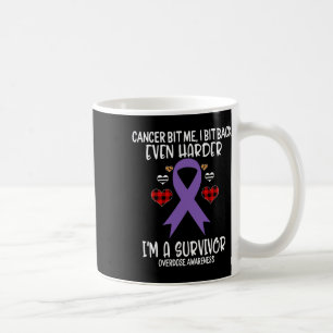 Mug M'a Mordu Je Mords Plus Fort Ruban de Sensibilisat