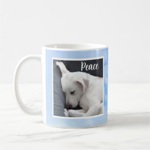 Mug Ma paix Je vous donne la Bible Verse Chien dans le