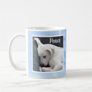 Mug Ma paix Je vous donne la Bible Verse Chien dans le
