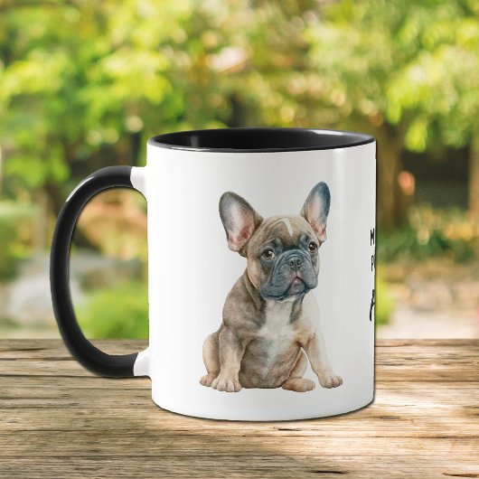 Mug Ma personne préférée est un chien français