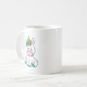 Mug Ma petite licorne mignonne (Devant gauche)