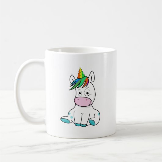 Mug Ma petite licorne mignonne (Gauche)