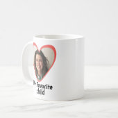 Mug Ma photo personnalisée d'enfant préféré (Devant gauche)