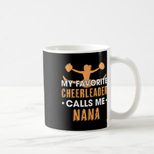 Mug Ma pom-pom girl préférée m'appelle Nana Cheerleadi