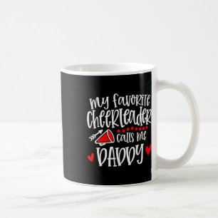Mug Ma pom-pom girl préférée m'appelle Papa Drôle Chee