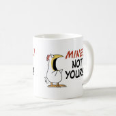 Mug Ma poule de Boynton, pas la vôtre (Devant droit)