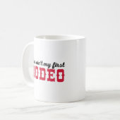 Mug Ma première citation amusante Rodeo (Devant gauche)