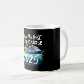 Mug Ma première croisière 2025 (Devant droit)