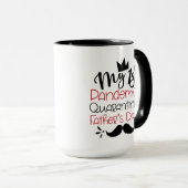 Mug Ma première Fête des pères de quarantaine pandémiq (Devant droit)