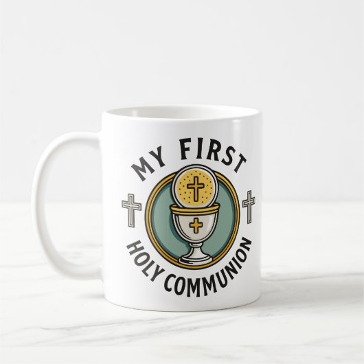 Mug Ma première Sainte Communion Eucharistie 1ère Chré (Gauche)