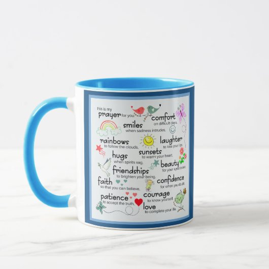 Mug Ma Prière Pour Vous Bénédiction (Gauche)