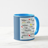 Mug Ma Prière Pour Vous Bénédiction (Devant droit)