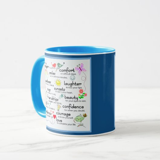 Mug Ma Prière Pour Vous Bénédiction (Devant gauche)
