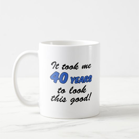 Mug M'A Pris 40 Ans (Gauche)