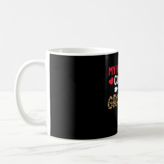 Mug Ma Saint Valentin m'appelle grand-mère Leopard Buf (Gauche)