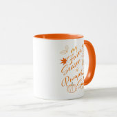 Mug Ma saison préférée est Citrouille Spice Orange Des (Devant droit)
