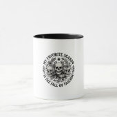Mug Ma saison préférée est la chute du fascisme Pas de (Centre)